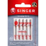 agulhas universais tamanho 80/12 DB262X117 SINGER acessórios