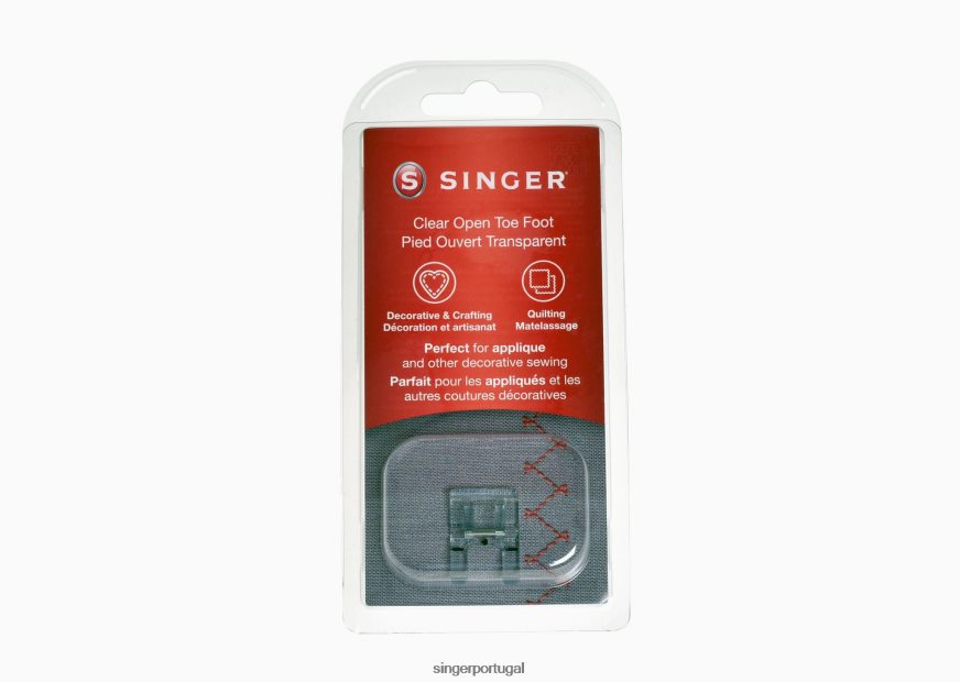 Calcador de bico aberto transparente para máquinas de costura e bordado da série se91 DB262X137 SINGER acessórios - Image 1