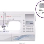 costurar espaçoso conjunto de máquina de costura quantum stylist 9960 e kit de calcador DB262X2 SINGER máquinas
