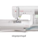 máquina de costura estilista quântica 9960 DB262X40 SINGER máquinas