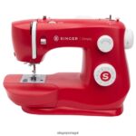 máquina de costura vermelha simples 3337 DB262X75 SINGER máquinas