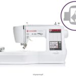se9180 máquina de costura e bordado e pacote de argolas DB262X1 SINGER máquinas