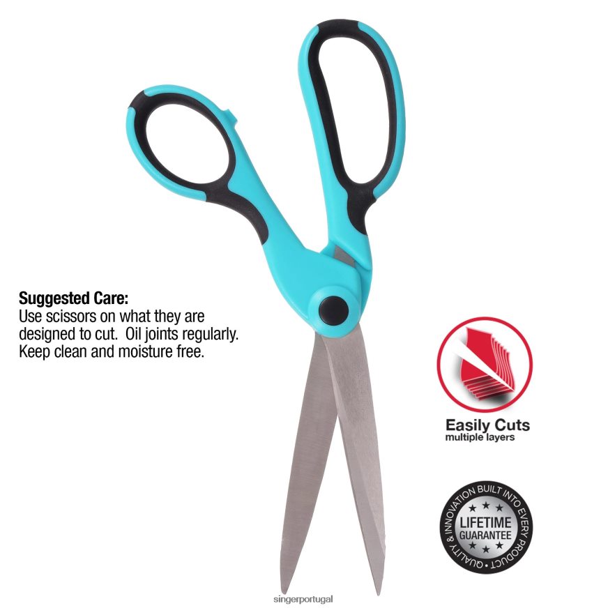 Tesoura curvada prosérie de 9,5" para serviço pesado com empunhadura confortável DB262X163 SINGER acessórios - Image 2