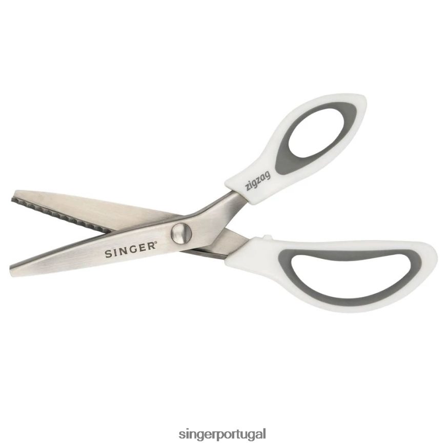 Tesoura de picotar de 9" com punho confortável, tesoura zig zag de aço inoxidável DB262X166 SINGER acessórios - Image 2
